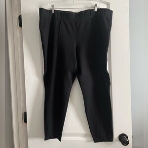 Ava & Viv Front Seam Black Dress Leggings